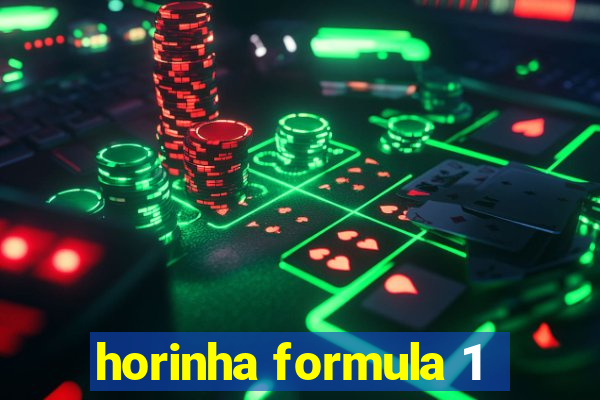 horinha formula 1